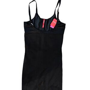 SPANX ~ Smartgrip Shaping Open-Bust Full Slip ~ Black SMALL S ~ NEW